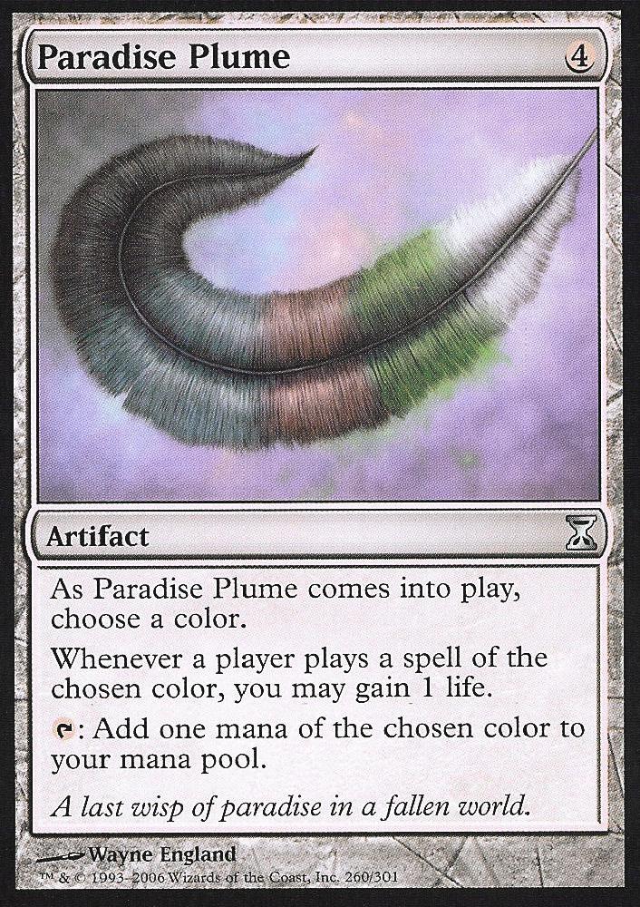 Paradise Plume (Time Spiral) Light Play