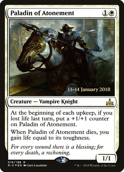 Paladin of Atonement (Promos: Prerelease Cards) Near Mint Foil