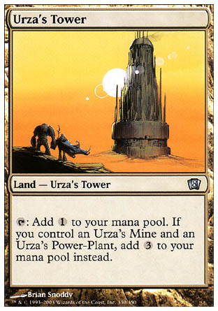 Urza's Tower (8th Edition) Medium Play Foil