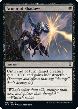 Armor of Shadows (Commander Legends: Battle for Baldur's Gate) Near Mint