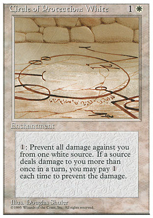 Circle of Protection: White (4th Edition) Near Mint