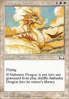 Alabaster Dragon (Weatherlight) Medium Play