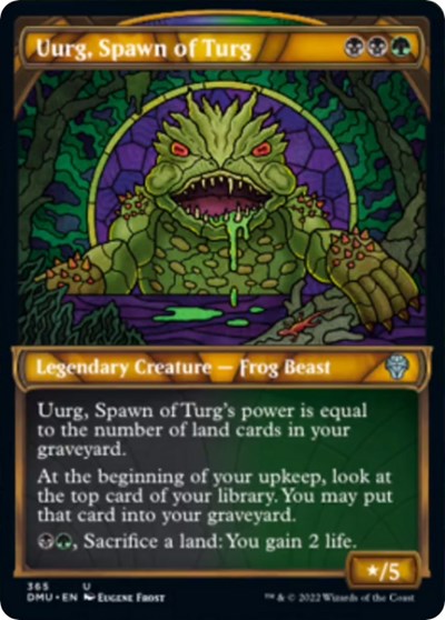 Uurg, Spawn of Turg (Textured Foil) (Dominaria United) Near Mint Foil