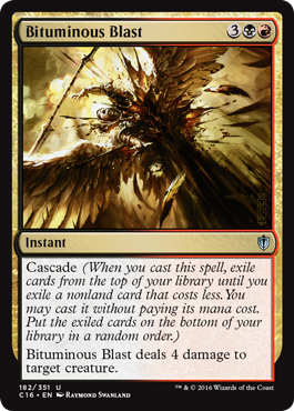 Bituminous Blast (Commander 2016 Edition) Near Mint