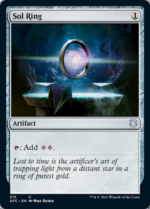 Sol Ring (Commander 2021 Forgotten Realms) Near Mint