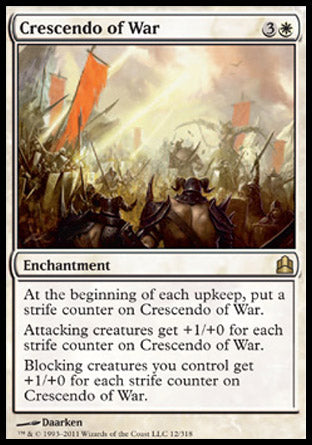 Crescendo of War (Commander) Light Play
