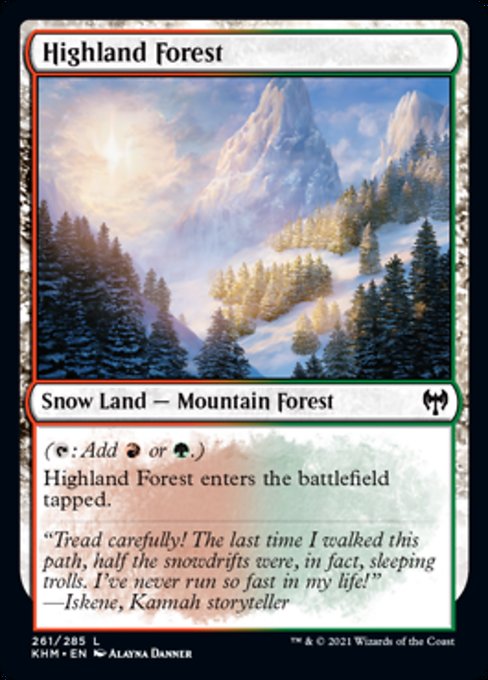 Highland Forest (Kaldheim) Near Mint