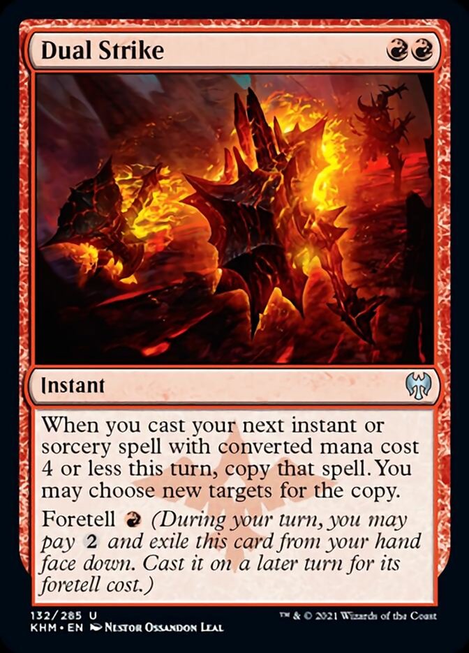 Dual Strike (Kaldheim) Light Play Foil