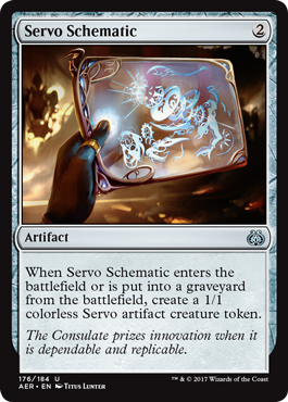 Servo Schematic (Aether Revolt) Near Mint