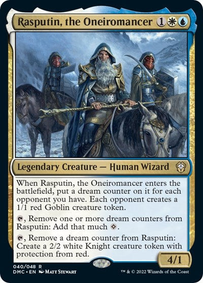 Rasputin, the Oneiromancer (Commander: Dominaria United) Light Play