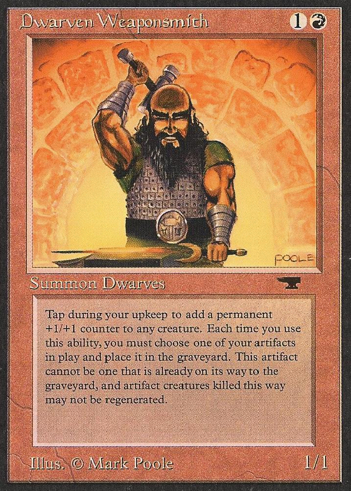 Dwarven Weaponsmith (Antiquities) Medium Play