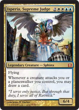 Isperia, Supreme Judge (Return to Ravnica) Medium Play Foil
