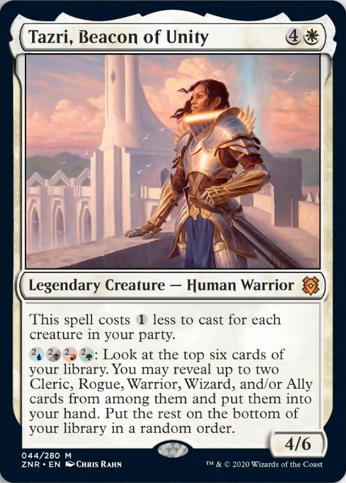 Tazri, Beacon of Unity (Zendikar Rising) Near Mint
