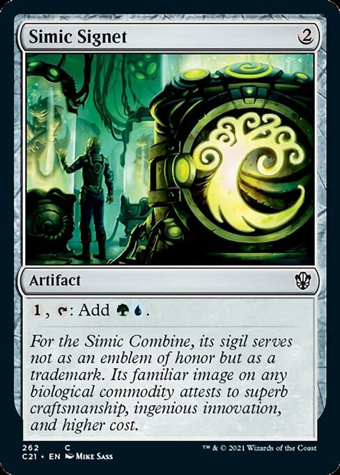 Simic Signet (Commander 2021 Strixhaven) Near Mint