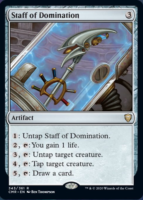Staff of Domination (Commander Legends) Near Mint Foil
