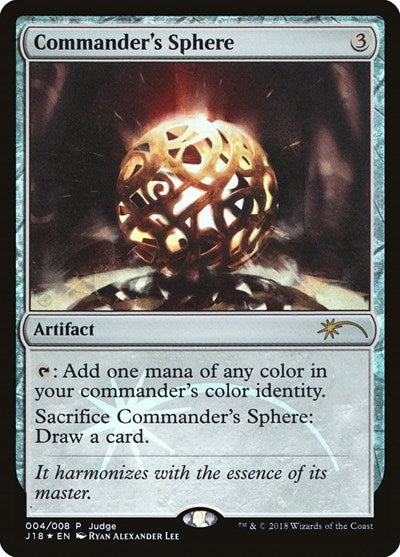 Commander's Sphere (Promos: Judge) Near Mint Foil