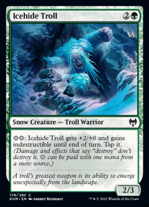Icehide Troll (Kaldheim) Medium Play