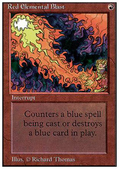 Red Elemental Blast (Unlimited) Medium Play