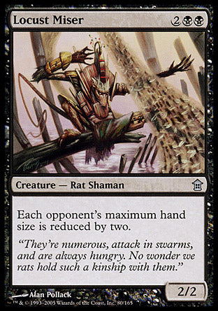 Locust Miser (Saviors of Kamigawa) Medium Play