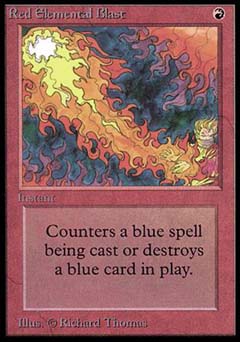 Red Elemental Blast (Alpha) Medium Play