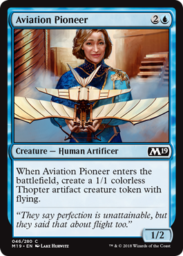 Aviation Pioneer (Magic 2019 Core Set) Near Mint