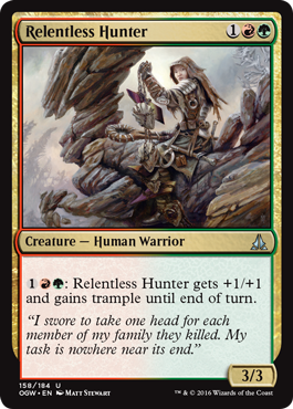Relentless Hunter (Oath of the Gatewatch) Near Mint