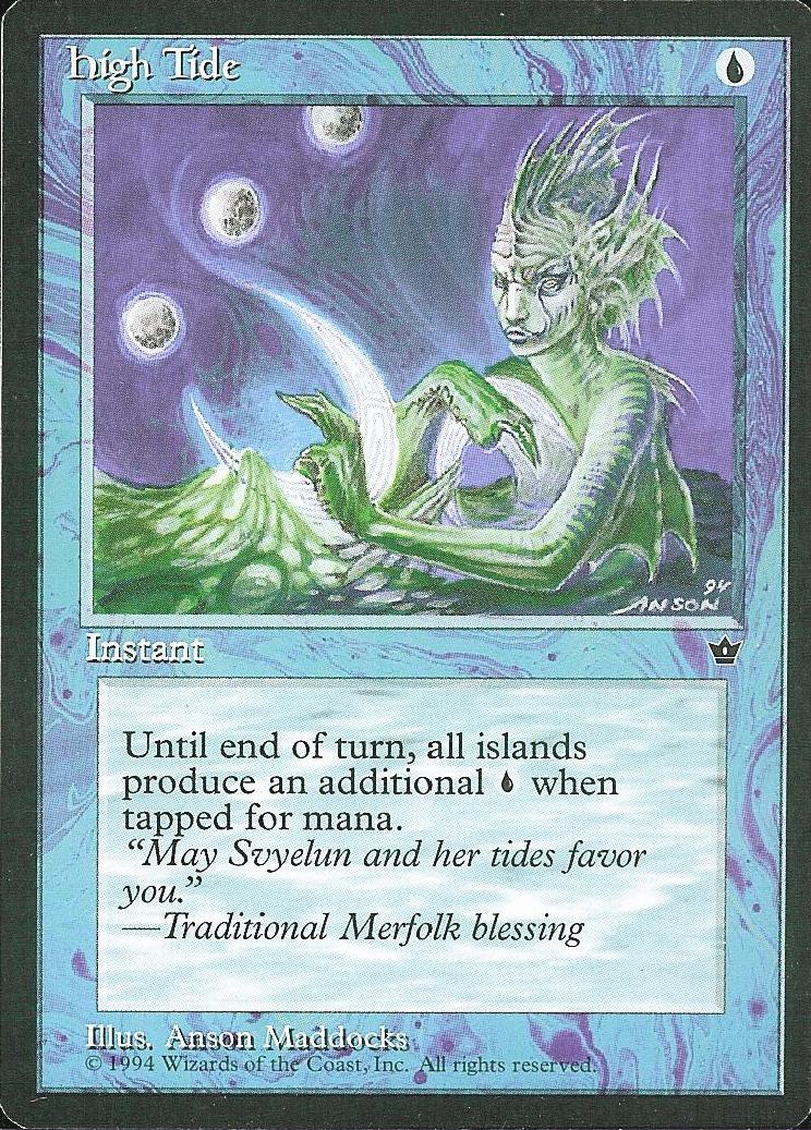 High Tide (1) (Fallen Empires) Medium Play