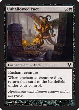 Unhallowed Pact (Avacyn Restored) Medium Play