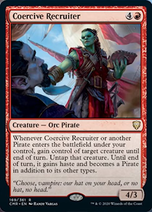 Coercive Recruiter (Commander Legends) Medium Play