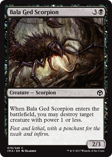 Bala Ged Scorpion (Iconic Masters) Near Mint