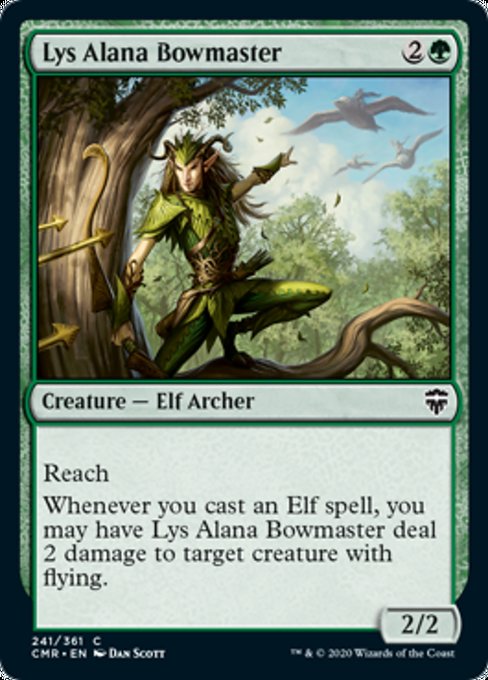 Lys Alana Bowmaster (Commander Legends) Medium Play Foil