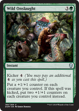 Wild Onslaught (Dominaria) Medium Play