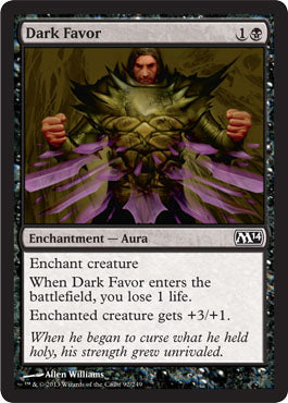 Dark Favor (Magic 2014 Core Set) Near Mint