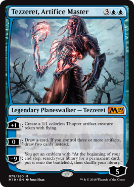 Tezzeret, Artifice Master (Magic 2019 Core Set) Near Mint