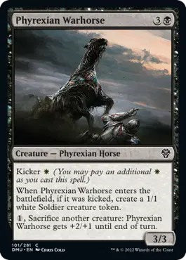 Phyrexian Warhorse (Dominaria United) Near Mint