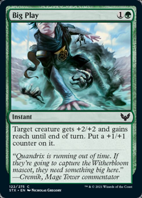 Big Play (Strixhaven) Medium Play Foil
