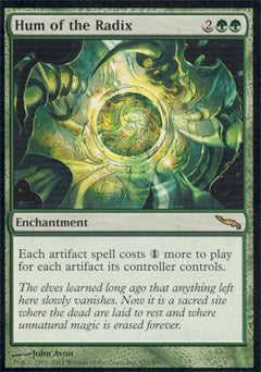 Hum of the Radix (Mirrodin) Medium Play