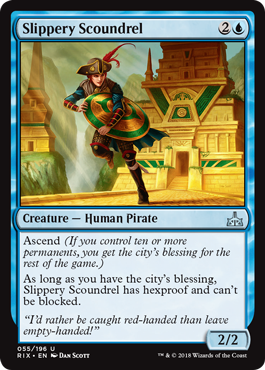 Slippery Scoundrel (Rivals of Ixalan) Near Mint