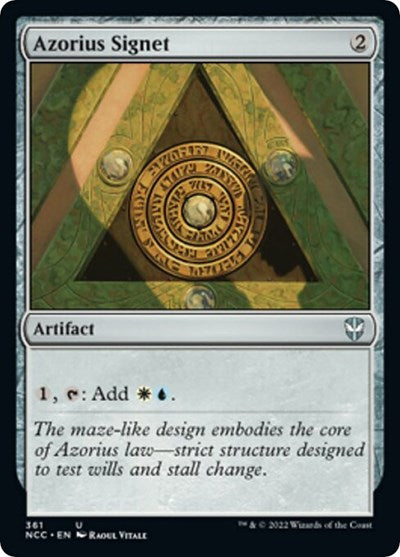 Azorius Signet (Commander: Streets of New Capenna) Near Mint