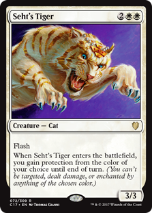 Seht's Tiger (Commander 2017) Medium Play