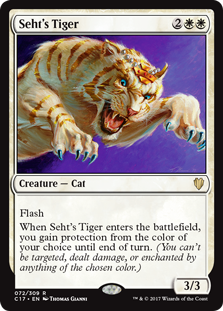 Seht's Tiger (Commander 2017) Light Play