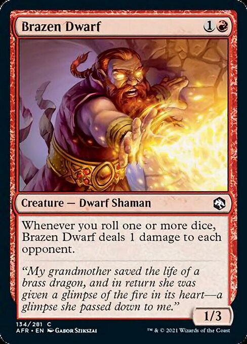 Brazen Dwarf (Adventures in the Forgotten Realms) Near Mint