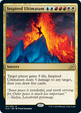 Inspired Ultimatum (Ikoria: Lair of Behemoths) Medium Play