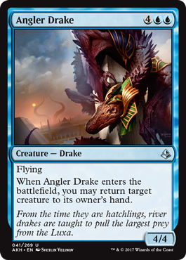 Angler Drake (Amonkhet) Medium Play