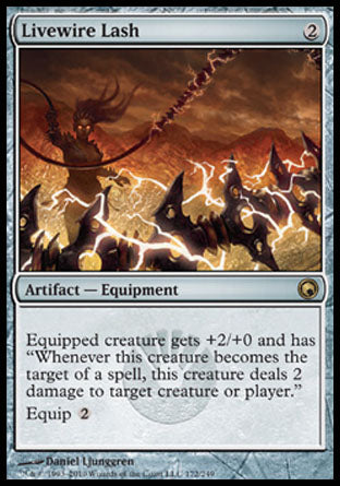 Livewire Lash (Scars of Mirrodin) Light Play