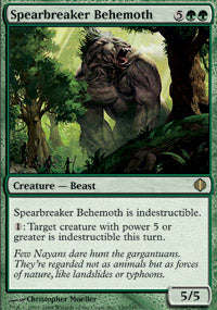 Spearbreaker Behemoth (Shards of Alara) Light Play