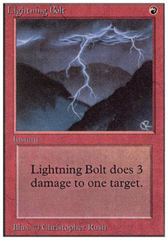 Lightning Bolt (Unlimited) Medium Play
