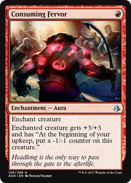 Consuming Fervor (Amonkhet) Medium Play