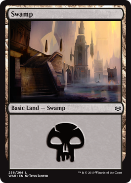 Swamp (256) (War of the Spark) Near Mint
