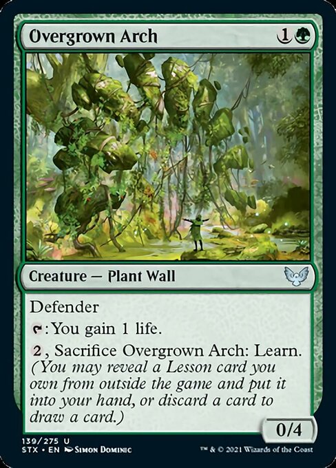 Overgrown Arch (Strixhaven) Near Mint Foil